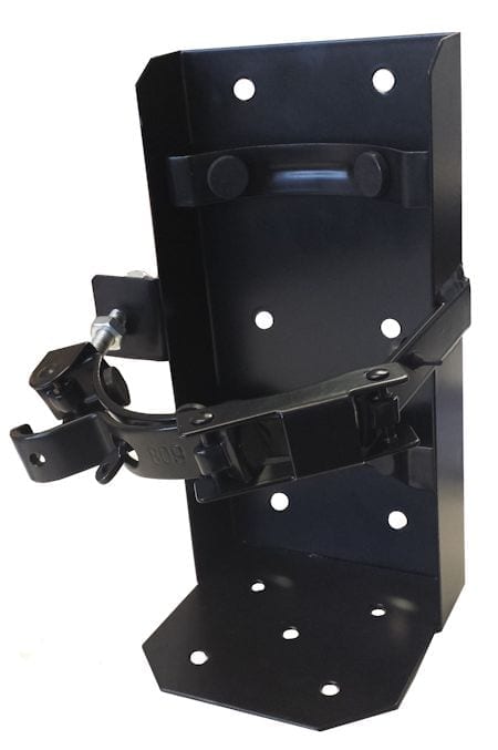 Heavy Duty Extinguisher Bracket 2.5kg 132mm Extinguisher Diameter Black Finish