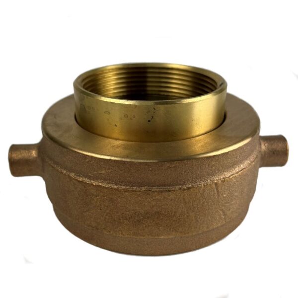 QRT x 50mm BSP adaptor brass swivel