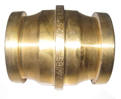 Adaptor 65mm BI Male x 65mm BI Male Brass Nipple