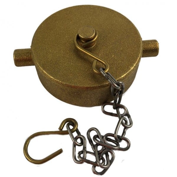 38mm BSP blanking cap brass