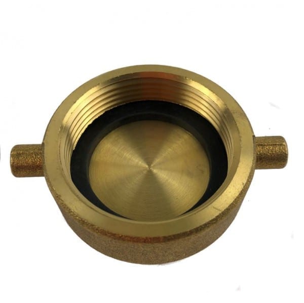 38mm BSP blanking cap brass