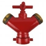 nsw fbt brass fire hose dividing breech