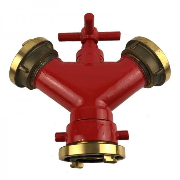 brass dividing breech for fire fighting