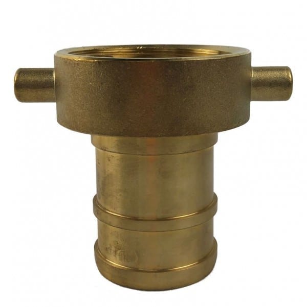 Coupling 65mm NSW FBT Female x 65mm Tail Brass : AWFS