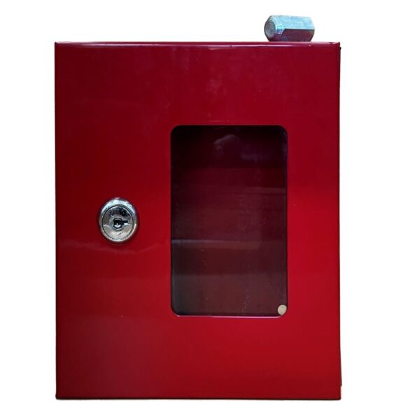 Break Glass Key Holder fire cabinet with hammer