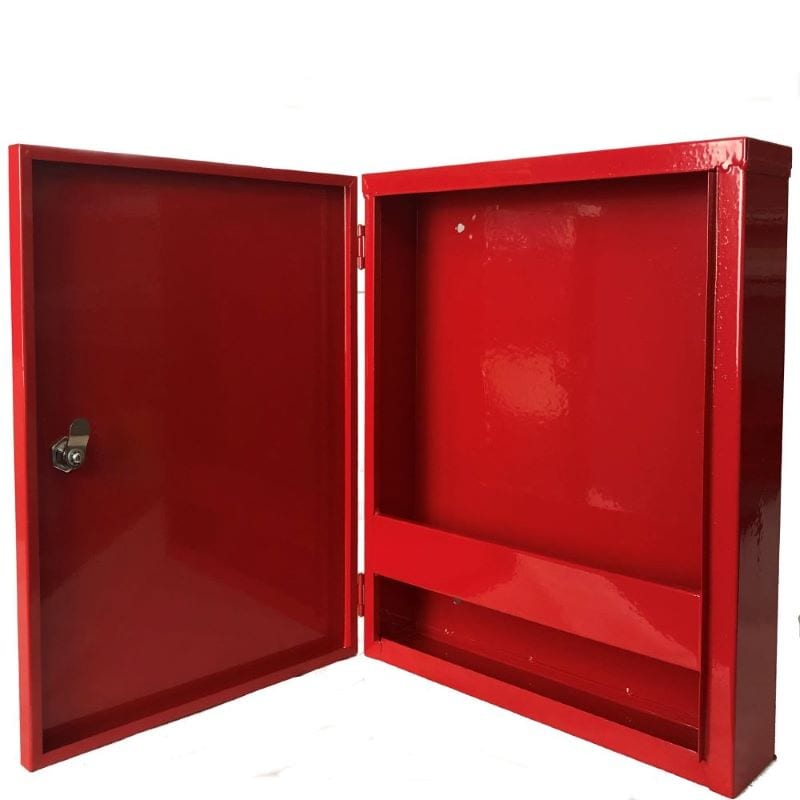 Cabinet Metal Emergency Info Box Sm 425Hx325Wx100D Standard