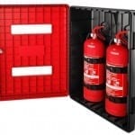 polyethylene fire extinguisher cabinet ip59k rated