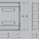 Cabinet Poly Red Resolute IP59K Rated Plain Front Locking To Suit 2 x Fire Extinguishers - Image 2