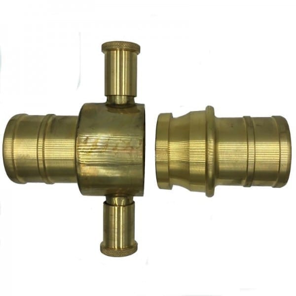 bic 65mm fire hose coupling set brass