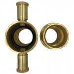 65mm BIC fire hose coupling brass