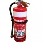 Fire Extinguisher 2.5kg DCP ABE Fireout 4A:40BE