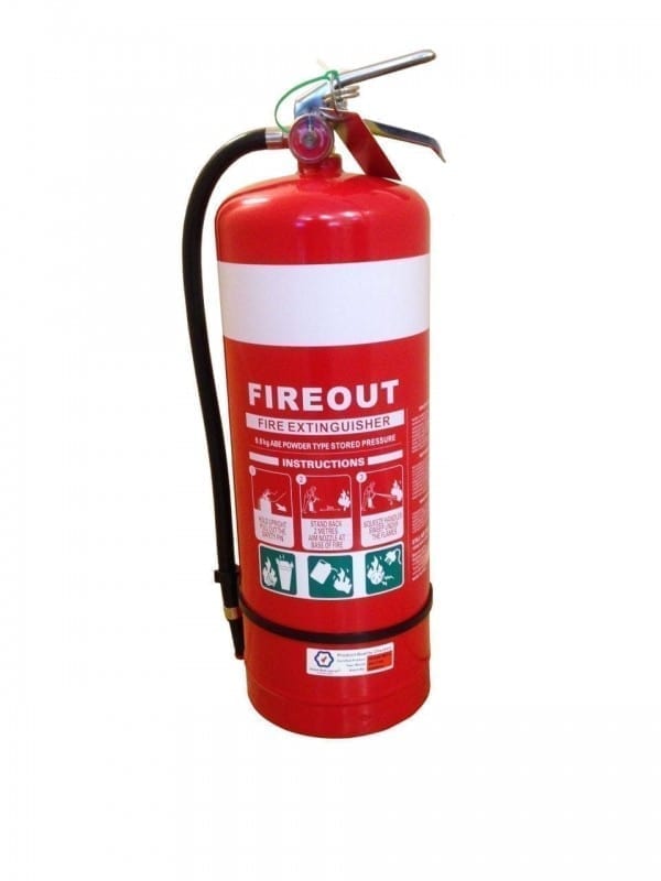Fire Extinguisher 9kg DCP ABE Fireout 10A:80BE