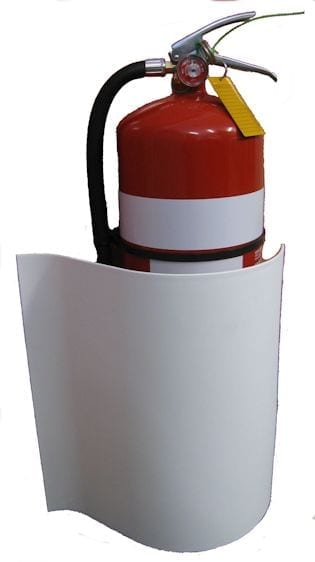 Fire Extinguisher Stand Architectural Internal Paintable ( Undercoated ) 386mmH x 400mmW x 234mmD