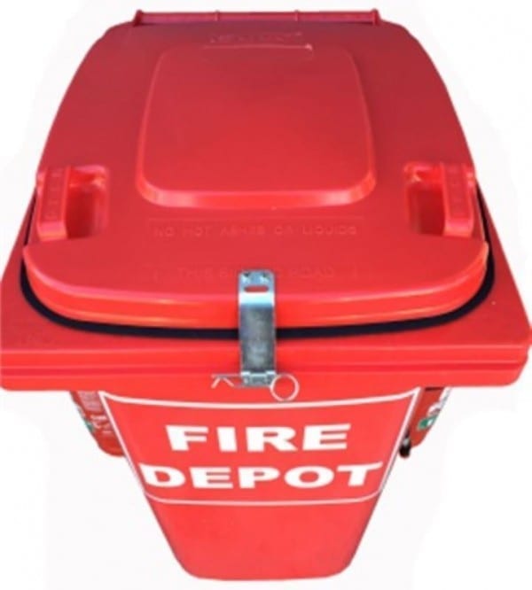 mines fire depot bin