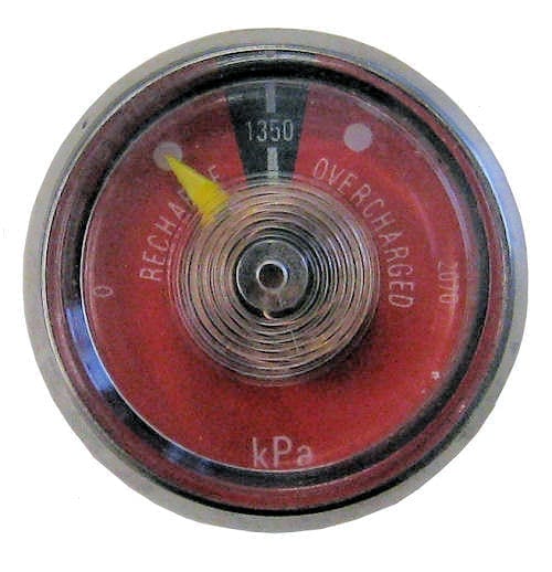 Gauge 1350 kPa Small A Range 25mm Face