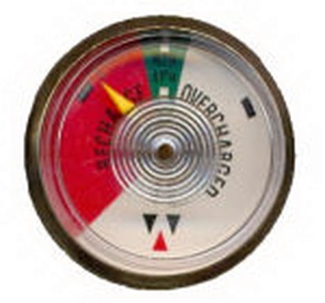 Gauge 620 kPa Air Water 35mm Face