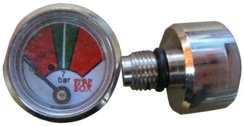 Gauge 700 kPa Fire Box With O Ring 20mm Face