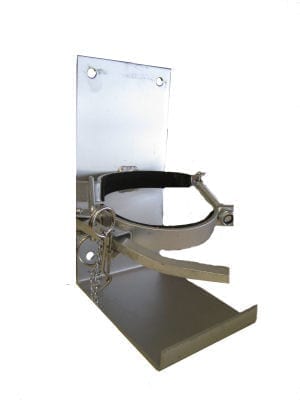 Heavy Duty Vehicle Extinguisher Bracket 4.5kg 130-157mm Cold Galvanised Finish