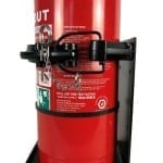 vehicle fire extinguisher bracket