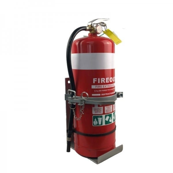 truck mount fire extinguisher bracket