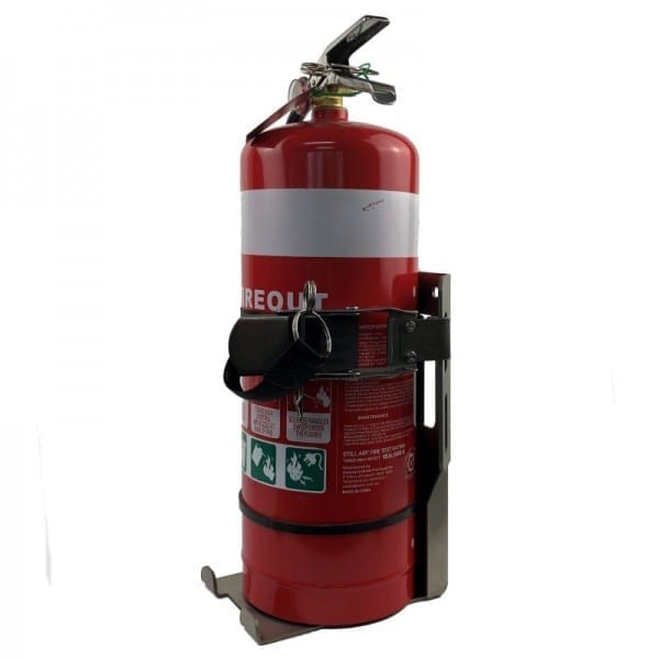 Stainless Steel Heavy duty fire extinguisher vehicle bracket