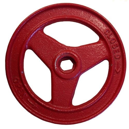 Hydrant Hand Wheel Quell Cast Metal Old Style With Elongated Hole