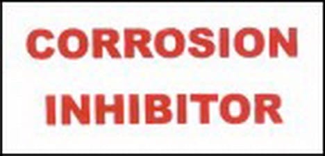 Label Corrosion Inhibitor 60mm W x 35mm H