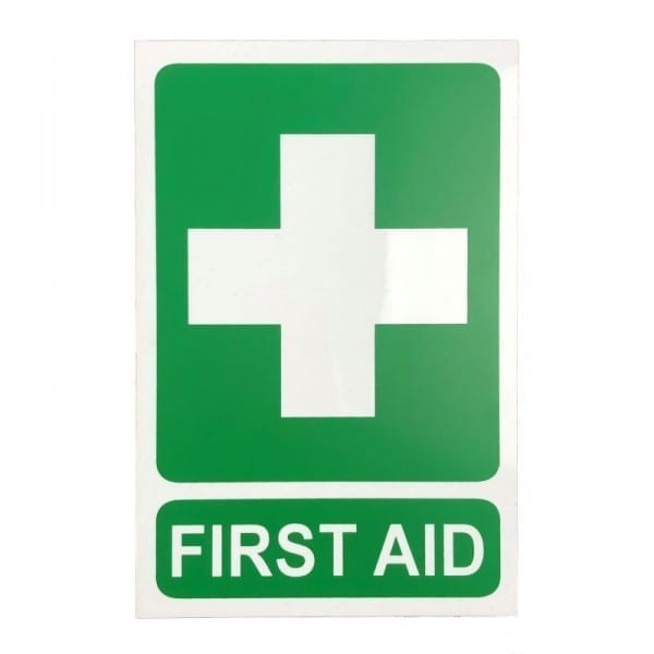 Loc Sign Pvc First Aid 150mm W X 225mm H Awfs