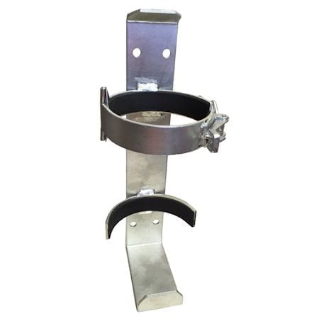 Vehicle Extinguisher Bracket To Suit 1.0kg Extinguisher With Safety Pin Cold Galvanised