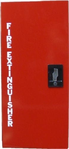 Cabinet Metal Non Lockable To Suit 9kg Fire Extinguisher 710mm H x 320mm W x 220mm D