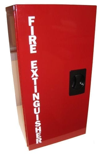 Cabinet Metal Non Lockable To Suit 2kg To 4.5kg Fire Extinguisher 570mm H x 280mm W x 220mm D