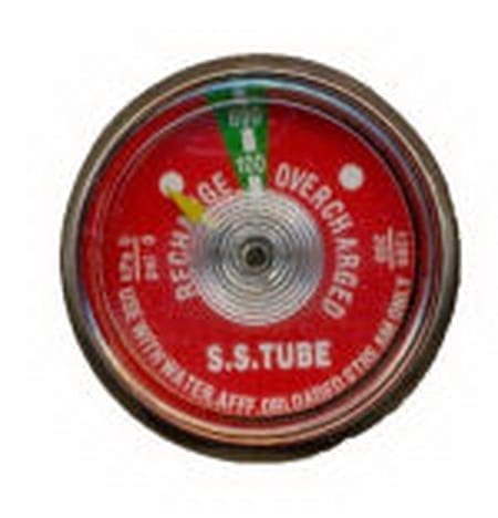 Gauge 690 kPa Air Water Air Foam Wet Chem Stainless Steel Bourdon 100lb