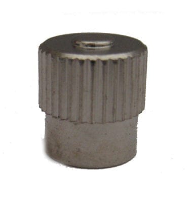 Schrader Valve Cap Metal Nickel Plated