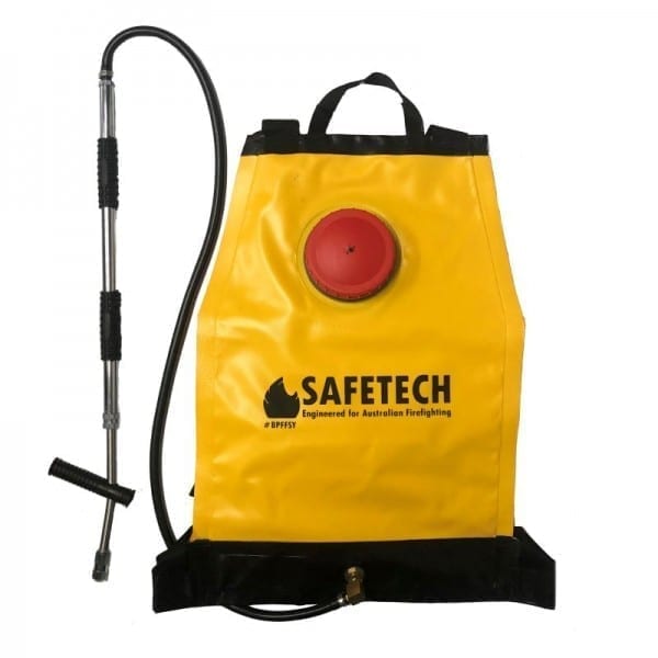 safetech back pack water sprayer