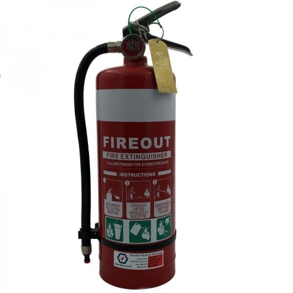 2.5 KG DCP fire extinguisher with bracket