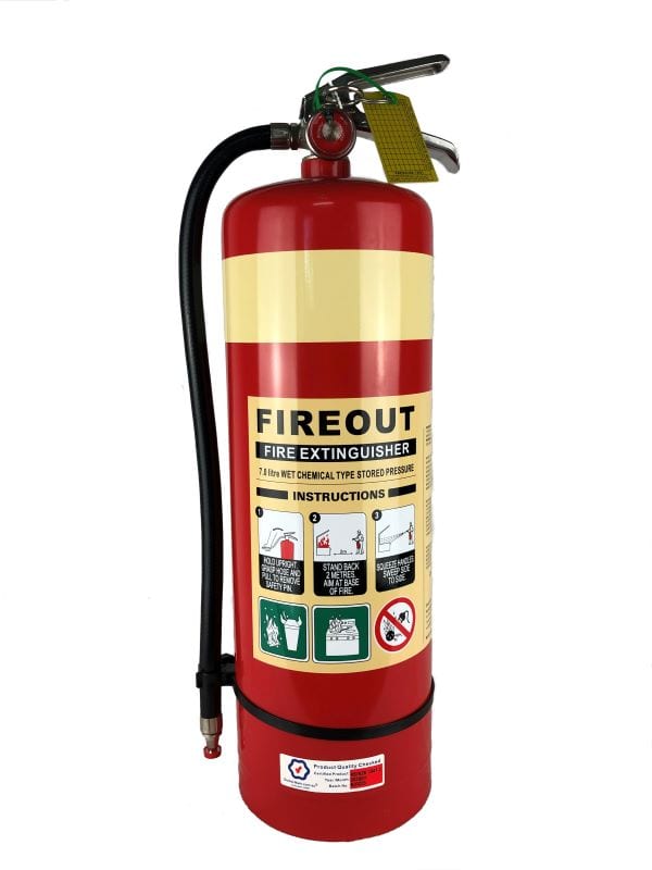 wet chemical fire extinguisher