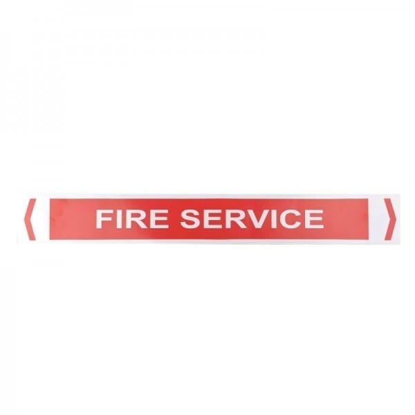fire service pipe sticker