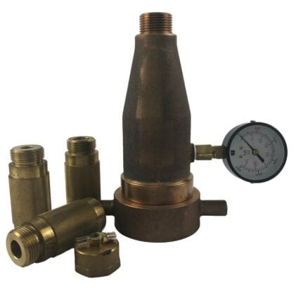 Hydrant Flow Gauge CFA Inlet With 3 Brass Nozzles And Conversion Chart ...