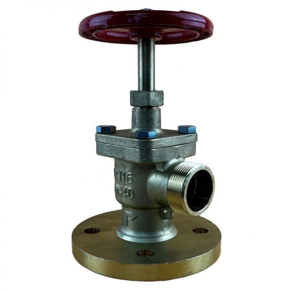 Hydrant Landing Valve DN40 Marine Flanged Inlet - Image 2