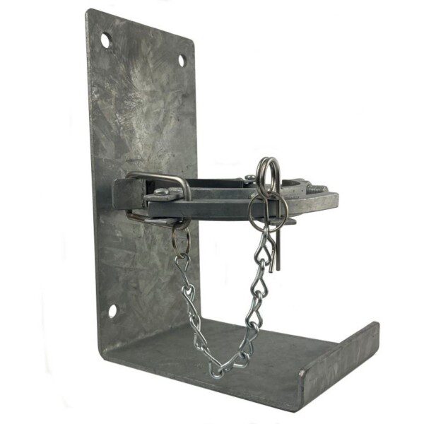 galvanised fire extinguisher vehicle bracket