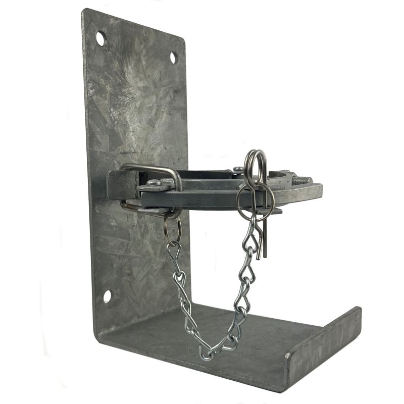galvanised fire extinguisher vehicle bracket